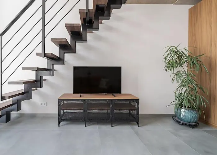 Stylish Loft In Lejlighed Vilnius