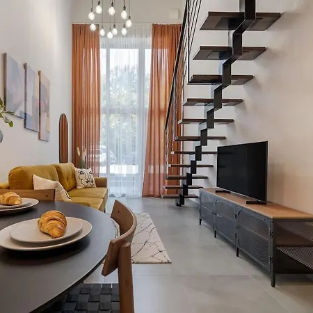 דירה Stylish Loft In וילנה