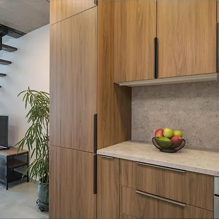 דירה Stylish Loft In